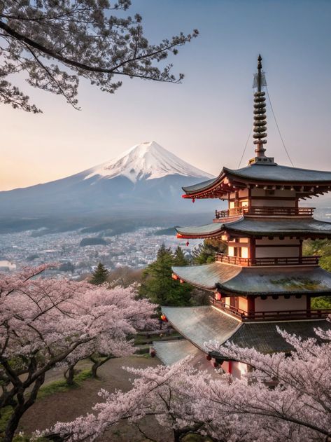 Spring in Japan is nothing short of magical! Imagine the iconic Mount Fuji framed by stunning cherry blossoms and a traditional pagoda. Have you experienced this serene beauty? Share your favorite spring moments or dream destinations in the comments! 🌸🏯
.
#travelasia #travel #travelphotography #travelgram #asia #wanderlust #travelblogger #travelblog #asiatravel Mount Fuji Japan Photography, Mt Fuji Japan Photography, Japan Travel Vision Board, Vision Board Japan, Japan Vision Board, Japan Astethic, Mount Fuji Wallpaper, Japanese Landscape Photography, Tokyo Japan Travel Photography