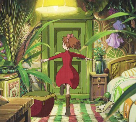 Does anyone knows a movie like this? maybe a sequel? قلعة هاول المتحركة, Studio Ghibli Films, Art Studio Ghibli, Secret World Of Arrietty, Personajes Studio Ghibli, Ghibli Artwork, Film Anime, The Secret World, Studio Ghibli Movies