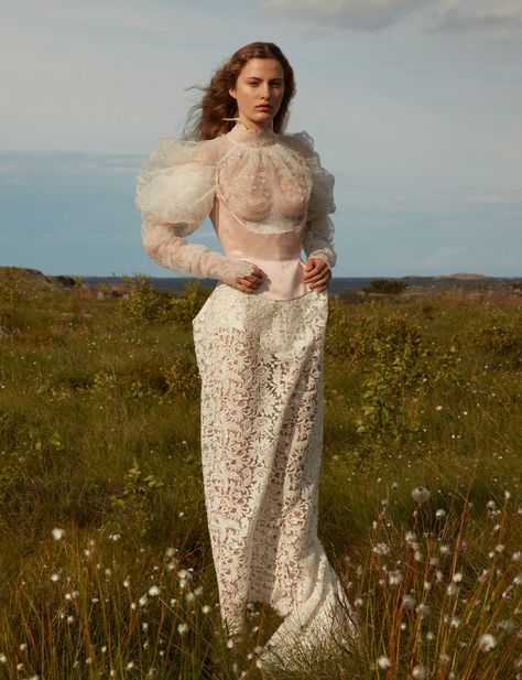 Witchy Wardrobe, Japan November, Camilla Akrans, Dreamy Clothes, High Fashion Editorial, Vogue Japan, Wedding Dresses Romantic, 인물 사진, Wedding Dresses Vintage