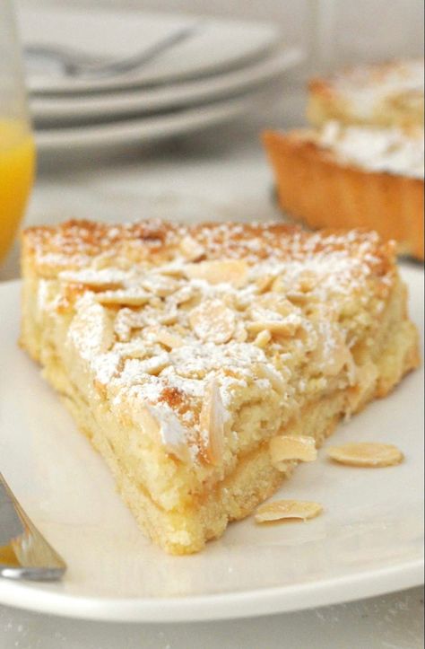 Almond Desserts, Almond Tart, Recipes Italian, Italian Desserts, Almond Cakes, Pie Dessert, Sweet Tarts, Tart Recipes, Food Cakes