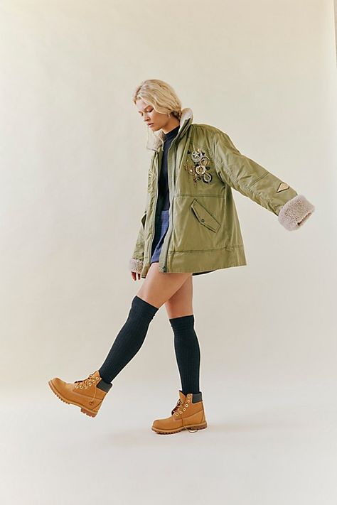 Women timberland boots outfit