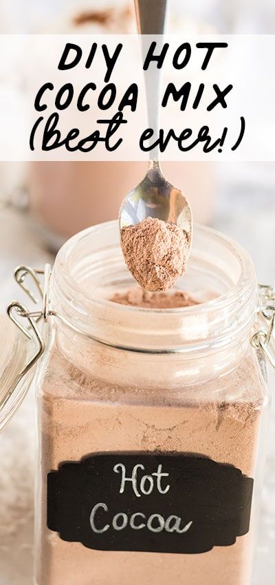 Hot Chocolate Mix Recipes Dry, Hot Cocoa Mix Gift, Diy Hot Chocolate Mix, Hot Cocoa Mix Recipe, Cocoa Powder Recipes, Hot Chocolate Mix Recipe, Homemade Dry Mixes, Homemade Hot Chocolate Mix, Diy Hot Cocoa