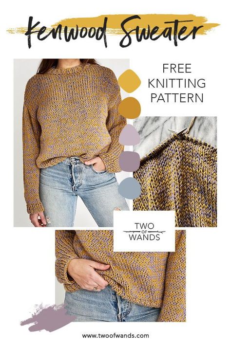 Womans Free Knitted Sweater Patterns, Knit Crew Neck Sweater Pattern, Bottom Up Knitting Patterns Sweaters, Knitting Sweaters & Cardigans, Two Of Wands Knitting, Free Worsted Weight Sweater Knitting Patterns, Pull Over Knitting Pattern, Beginner Chunky Knit Sweater Pattern Free, Dk Jumper Pattern Free Knitting