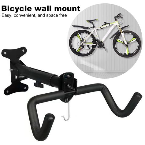 Bike Rack Wall Hook Wall Mount Bike Scooter Hanger Holds Up To 55.1 Lbs Hook Adjustable Cycling for Home Bike Rack, Bike Hanger Wall, Bicycle Wall Hanger, Bicycle Storage Rack, Rack Velo, Bicycle Wall Mount, Outdoor Bike Storage, Foldable Bike, Bike Rack Garage