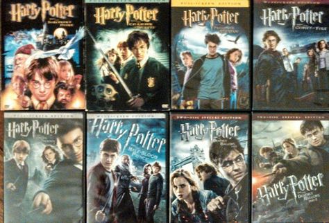 Harry Potter DVD covers <3 Harry Potter Dvd, Cover Harry Potter, Deathly Hallows Part 1, Deathly Hallows Part 2, Dvd Collection, The Goblet Of Fire, The Prisoner Of Azkaban, Prisoner Of Azkaban, Goblet Of Fire