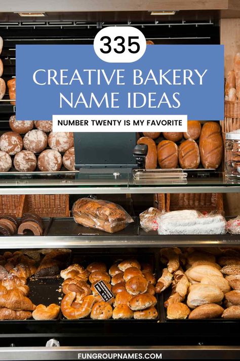 335 Creative Bakery Name Ideas Sourdough Bakery Names, Christian Bakery Names, Cottage Bakery Aesthetic, Bakeshop Names Ideas, Bakery Names Creative, Baking Business Names Ideas, Home Bakery Name Ideas, Aesthetic Bakery Names, Bakery Names Ideas Unique