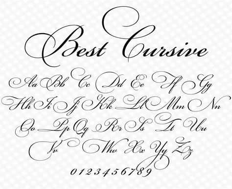 Beautiful wedding fonts with calligraphy fonts, script font, handwritten font, cool font, aesthetic font, romantic font, cute font, lovely font, clean font, modern font, elegant and classic fonts - perfect for any wedding invitations and printable! Baroque Font, Cursive Letters Font, Vintage Cursive, Fancy Cursive Fonts, Font Fancy, Letters Tattoo, Fancy Cursive, Alfabet Font, Font Cursive