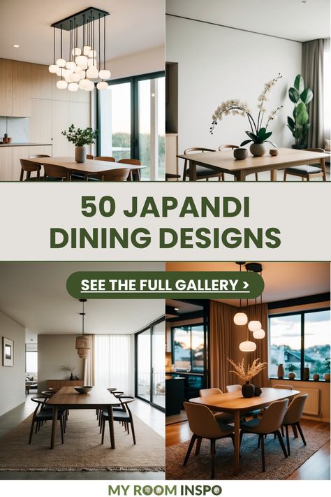 Explore 50 captivating Japandi dining room designs featuring minimalist tables, neutral palettes, and elegant decor. Transform your dining space with these stunning ideas using a mix of Japanese and Scandinavian influences; four images showcase different styles. Japandi Table Dining, Asian Style Dining Room, Japandi Table Decor, Japandi Ikea Hack, Japandi Dining Area, Dining Room Scandinavian Style, Dining Room Ideas Modern, Japandi Dining Table, Dining Area Ideas