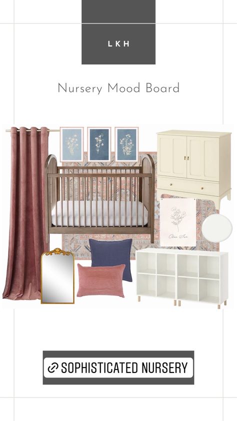 Sophisticated Nursery, Floral Nursery, Pink and Navy Nursery Navy Blush Nursery, Navy Nursery Neutral, Navy Baby Room, Navy Girl Nursery, Navy And Pink Nursery, Blue And Pink Nursery, Pink And Navy Nursery, Pink And Blue Nursery, Blue Nursery Girl