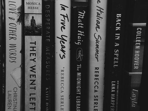 Vintage looking books, library aesthetic, book worm, Colleen Hoover, Book recommendations, black and white, photography Black And White Aesthetic Writing, Black Aesthetic Notion Cover, Black And White Writer Aesthetic, Black And White Books Aesthetic, Black And White Aesthetic Books, Black Aesthetic Books, Book Aesthetic Black And White, Black And White School Aesthetic, Books Black And White Aesthetic