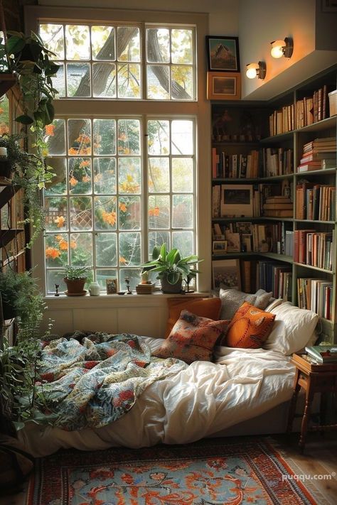 Writer Bedroom Aesthetic, Academia Home Aesthetic, Garden Bedroom Aesthetic, Vintage House Design, Bedroom Inspo Vintage, Vintage Aesthetic Home, Dark Academia Bedroom Ideas, Dark Academia Bedroom, Academia Bedroom