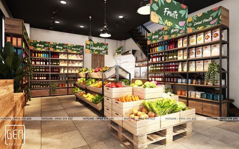 ORGANIC FOOD STORE :: Behance Organic Food Store, Organic Decor, Store Interior, Organic Food, Architecture Interior Design, Architecture Interior, Food Store, Organic Recipes, Interior Architecture Design