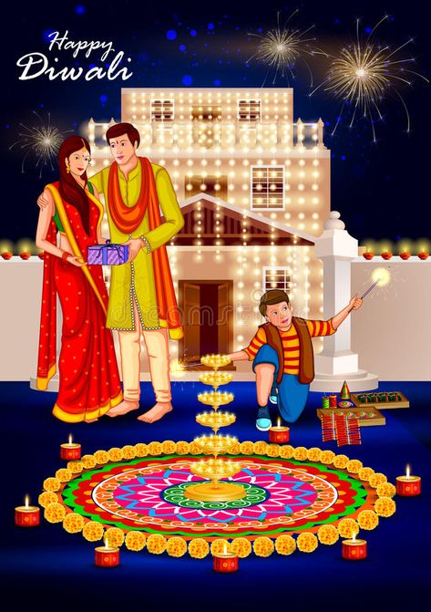 People celebrating Happy Diwali holiday India background. Easy to edit vector il , #Aff, #Diwali, #holiday, #India, #People, #celebrating #ad Dipawali Picture, Diwali Celebration Pictures, Diwali Celebration Drawing, Happy Diwali Pics, Dipawali Background Editing, Diwali Photo Ideas, Diwali Pics, India Background, Diwali Photo