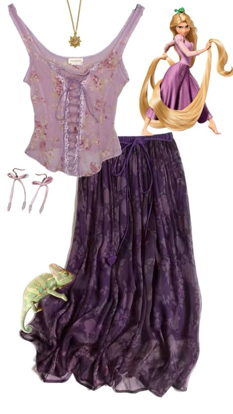 Rapunzel Inspired Outfit, Rapunzel Outfit, Rapunzel Aesthetic, Fairy Core Outfits, Ren Faire Outfits, Rapunzel Costume, Mood Clothes, Aesthetic Dress, Disney Inspired Outfits