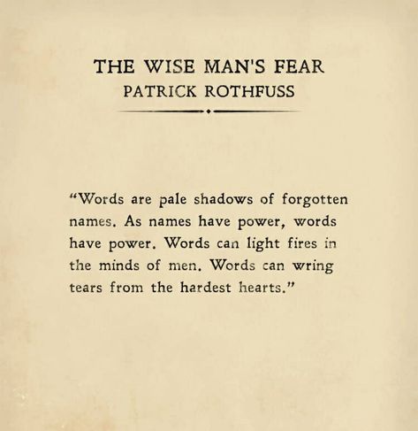 The Wise Man's Fear, Patrick Rothfuss, Cover Ideas, Wise Men, Can Lights, Mindfulness, Book Cover, Quotes