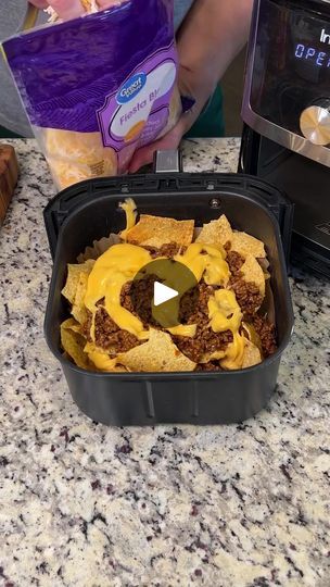 43K views · 281 reactions | Nachos Made Super Easy with Air Fryer! 🙌 | Nachos Made Super Easy with Air Fryer! 🙌 | By Bussin Eats | Facebook Air Fry Nachos, Air Fryer Nachos Recipes, Airfryer Nachos, Home Made Nachos, Bussin Eats, Air Fryer Nachos, Easy Cheap Dinner Recipes, Easy Cheap Dinners, Loaded Nachos