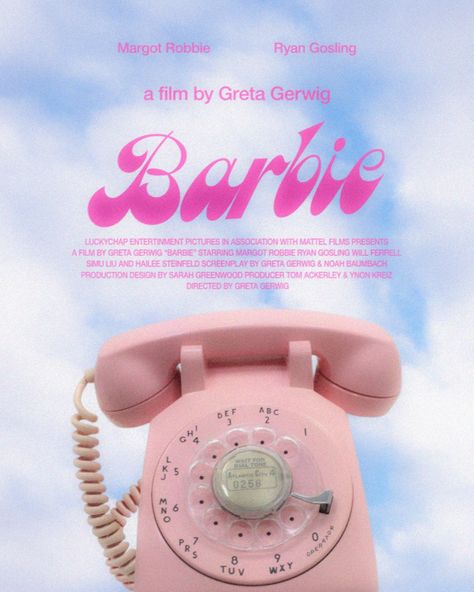 Barbie Movies Aesthetic 2023, Barbie Themed Graphic Design, Barbie Film Poster, Barbie Wall Prints, Barbie Poster Prints, Barbie Spotify Cover, Barbie Poster Ideas, Barbie Aesthetic Collage, Vintage Barbie Poster