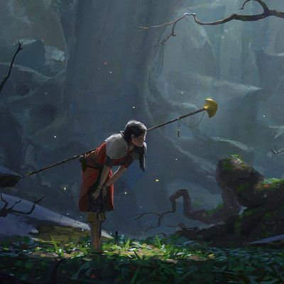 ArtStation - Jeremy Paillotin Wood Illustration, Matte Painting, Fantasy Concept Art, Art And Illustration, Visual Development, Fantasy Inspiration, Environment Concept Art, Environmental Art, Art Portfolio