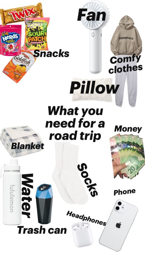 Snack List, Good Snacks, Road Trip, Snacks, Road