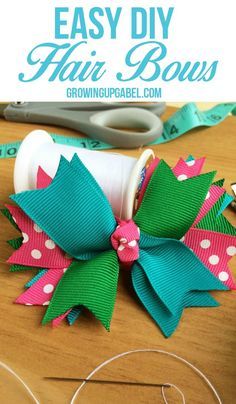 Stop spending money buying hair bows and make them instead! This easy craft tutorial is perfect for making hair bows for every outfit! How To Make Bows For Hair, How To Make Hair Bows, Easy Diy Hair, Hair Bow Instructions, Stop Spending Money, Hair Bow Ideas, Make Hair Bows, Stop Spending, Hair Bow Tutorial