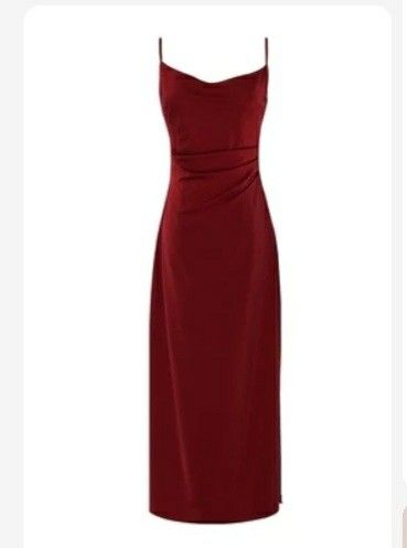 Valeta Dresses, Wine Red Silk Dress, Crimson Red Dress, Wine Red Prom Dress, Dark Red Dress, Crimson Dress, Wine Red Dress, Dark Red Dresses, Red Silk Dress