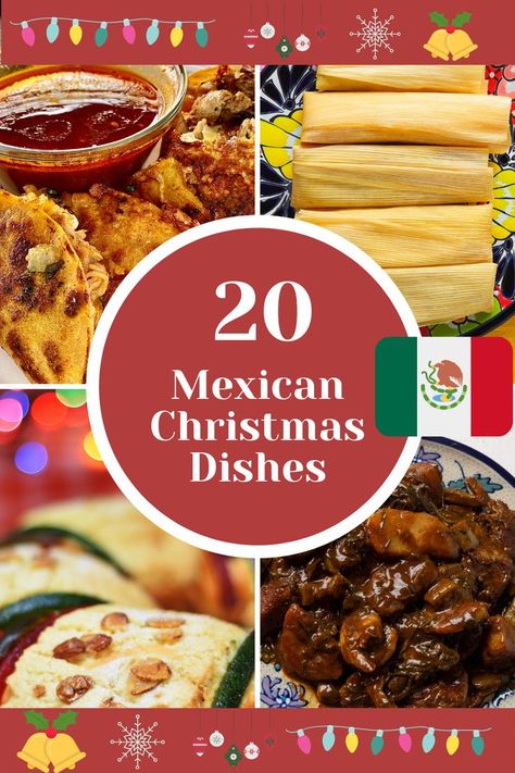 Most Popular Mexican Christmas Dishes Mexican Christmas Buffet Ideas, Christmas Appetizers Mexican, Christmas Party Mexican Food, Christmas Fiesta Food, Pozole Dinner Party, Feliz Navidad Christmas Party Food, Mexican Food For Christmas Dinner, Tex Mex Christmas Dinner, Christmas Tamales Dinner Sides