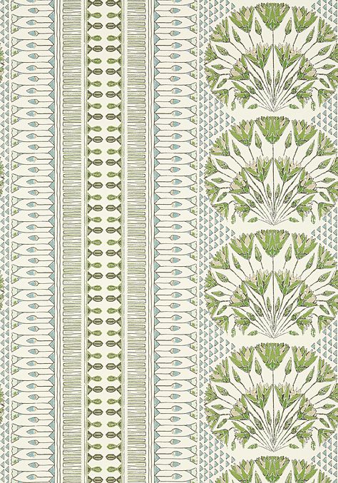 CAIRO, Green and White, AT9623, Collection Savoy from Anna French