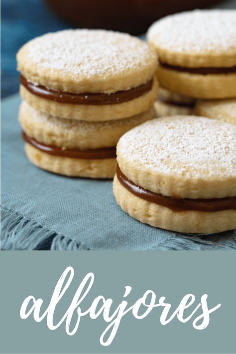 Alfajores - Reality Bakes Alfajores Recipe, Cookies Filling, Peruvian Desserts, Sandwich Cookies Filling, Carnival Night, Donna Hay, Sweet Buns, Kinds Of Cookies, Peruvian Recipes