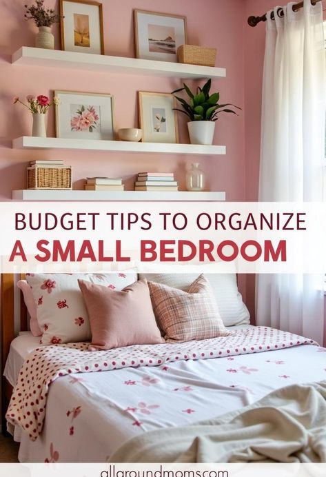 Organizing a small bedroom on a budget requires creativity and smart planning. By implementing cost-effective strategies, you can transform your limited space into a clutter-free, functional haven. From utilizing vertical space to repurposing everyday items, affordable solutions abound. Discover five budget-friendly tips that will revolutionize your compact bedroom and maximize every inch of available space. Add Storage To Small Bedroom, Rearranging Small Bedroom Ideas, Utilizing Small Spaces Bedroom, How To Maximize Space In A Small Bedroom, Utilizing Small Spaces, Organizing Girls Bedroom, Shelf Storage Ideas Bedroom, Shelves In Small Bedroom, How To Organize A Small Bedroom