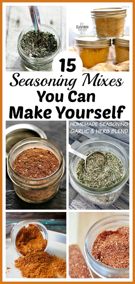 Homemade Seasoning Mixes, Crockpot Fajitas, Joululahjat Diy, Homemade Italian Seasoning, Fajita Seasoning Mix, Gingerbread Spice, Homemade Dry Mixes, Homemade Seasoning, Homemade Fajita Seasoning