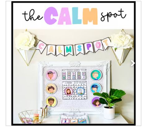 Calm Down Visuals, Emotional Support Classroom, Data Collection Special Education, Calm Down Kit, Mindful Activities, Classroom Routines And Procedures, Calm Corner, Calming Corner, Conscious Discipline