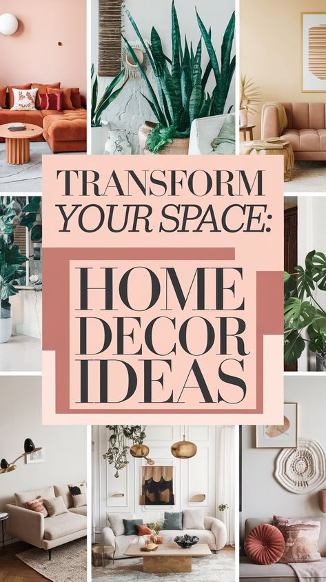 Home Decor Ideas That Tranform Your Living Space Home Accents Decorative, White Wall Decor Ideas, Home Decorate Ideas, Unique Furniture Ideas, Decor Items For Living Room, Unique Decorating Ideas, Home Decorating Styles, Types Of Home Decor Styles, Artsy Home