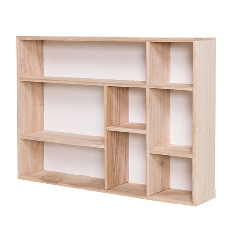 Book Rack Ideas, White Box Shelves, Dental Interior, Wall Divider, Snug Room, Square Shelf, Children Furniture, Box Shelf, Book Rack