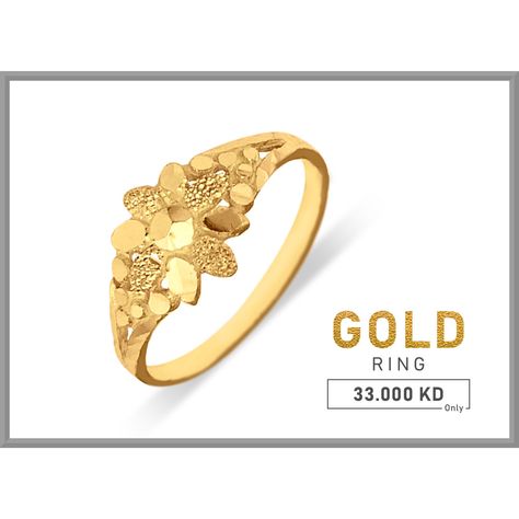 Wearing a simple gold ring can instantly brighten up your look.  Get it here: https://bit.ly/2NKZ543  ▶ Product type: Gold Ring  ▶ Price: 33.000 KD ▶ Weight: 1.950 (Approx. Grams) ▶ Free Delivery  ▶ Purity: 22 Karat  ▶ Product code: FKJRN1636 ✅100% Guaranteed Authentic & Pawnable Gold  ✅100% Trusted & Legit Seller   Order Now: Call / WhatsApp / Viber/ IMO: +965 96003418  Location: Shop no. 121, Ground Floor, Souk Al Watiya, Maliya, Kuwait Pretty Gold Necklaces, Gold Ring Price, Simple Gold Ring, Pure Gold Jewellery, New Gold Jewellery Designs, Gold Rings Simple, Gold Rings Jewelry, Gold Necklaces, Rings Jewelry