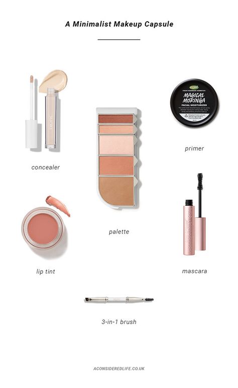 Minimalist Makeup Essentials, Minimilastic Makeup, Minimal Make Up Looks, Minimal Makeup Bag Essentials, Minimalist Makeup Products, Minimal Makeup Products, Minimal Makeup Collection, Minimalist Makeup Collection, Minimalist Routine