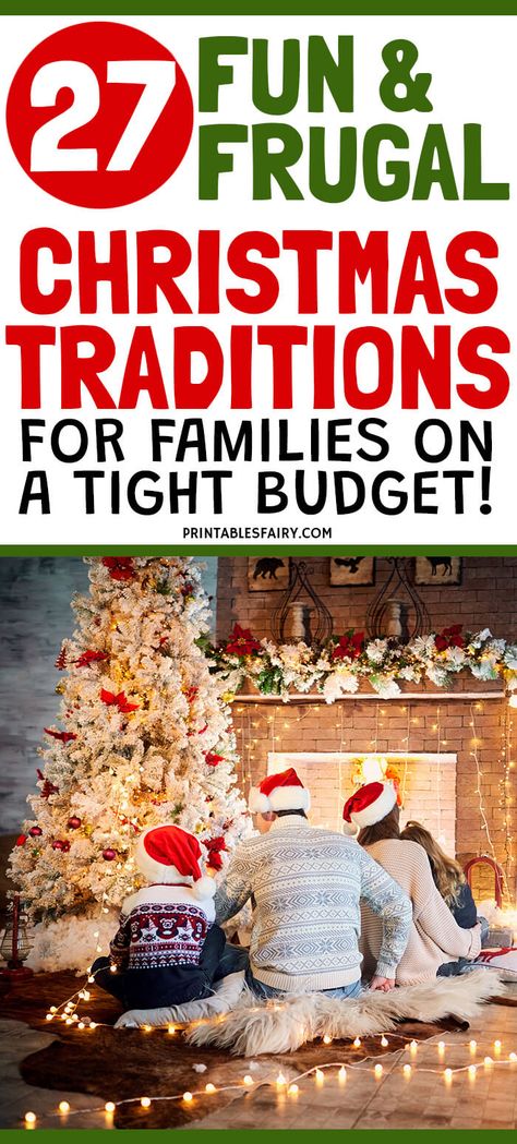 Inexpensive Christmas Traditions, Fun Family Christmas Activities At Home, Christmas Activities For Families Home, Free Christmas Activities For Families, Christmas Family Ideas, Christmas Traditions For Families, Christmas Family Activities, Christmas Tradition Ideas, Cheap Family Activities