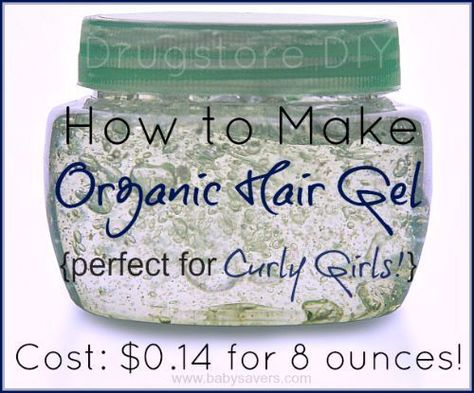 Homemade Hair Gel, Hair Gel Recipe, Homemade Hair Products, Hair Food, Organic Hair, Hair Detangler, Natural Hair Tips, Styling Gel, Hair Gel