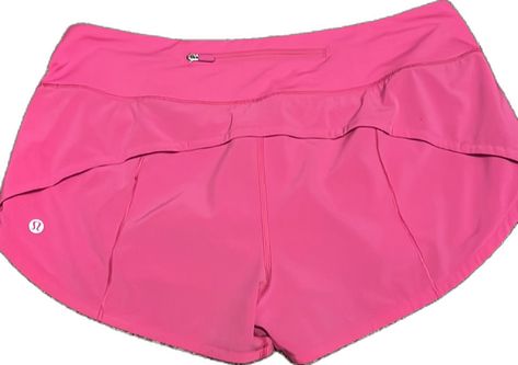 Pink Lululemon Shorts, Account Aesthetic, Clothing Coquette, Lulu Lemon Shorts, Lulu Outfits, Speed Up Shorts, Lululemon Running Shorts, Lulu Shorts, Alpine Style