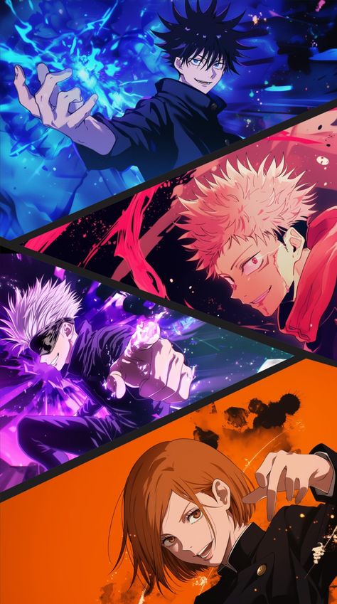 【JUJUTSU KAISEN】 ⁀➷ Wallpaper ✪ Jujutsu Kaisen Phone Wallpaper, Jujutsu Kaisen Wallpaper, Kuroko Basket, Jujutsu Kaizen, Anime Picture Hd, Anime Character Names, Anime Pic, Anime City, Recent Anime