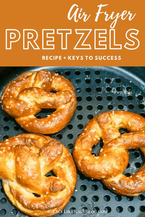 Air Fryer Soft Pretzels are a wonderful snack to make in the Air Fryer. Perfect for your next party or family get-together. I’ll give you the keys to success to make sure your Air Fryer Soft Pretzels are a raving hit! | Air Fryer Pretzels | Soft Pretzels in Air Fryer | Homemade Soft Pretzels in Air Fryer | Cook Pretzel Dough in Air Fryer | Pretzes Baking Soda Water Bath | How to make Soft Pretzels | Pretzel Ideas | Air Fryer Treats | Air Fryer Recipes | #AirFryer #AirFryerRecipes #Pretzels #Home Pretzels In Air Fryer, Air Fryer Pretzels, Air Fryer Treats, Pretzel Ideas, Snack To Make, Pretzel Dough, Soft Pretzel Recipe, Air Fryer Pork Chops, Homemade Soft Pretzels