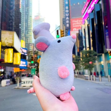 Cute Rat Plushie, Rat Plushie Pattern, Rat Plush Sewing Pattern, Rat Plush Pattern, Funny Plushies, Christmas Plushies, Rat Plush, Remy The Rat, Baby Rats