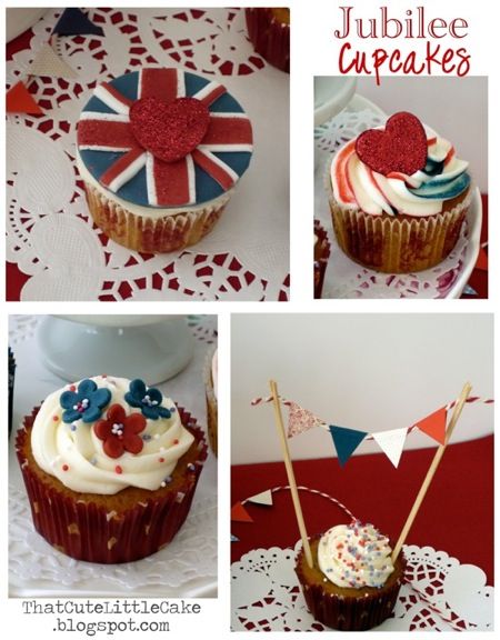 Jubilee Cupcakes, Royal Cupcakes, Jubilee Cake, Fondant Cupcake Topper, Vanilla Cream Cheese Frosting, Queen Royal, Coloured Icing, Training Ideas, Piping Icing