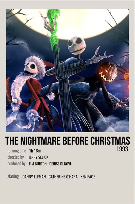 Christmas Movies Posters, The Night Before Christmas Movie, Nightmare Before Christmas Movie Poster, Christmas Movie Posters, Night Before Christmas Movie, Ornament Hot Chocolate, Christmas Movie Poster, The Nightmare Before Christmas Movie, American Horror Story Characters