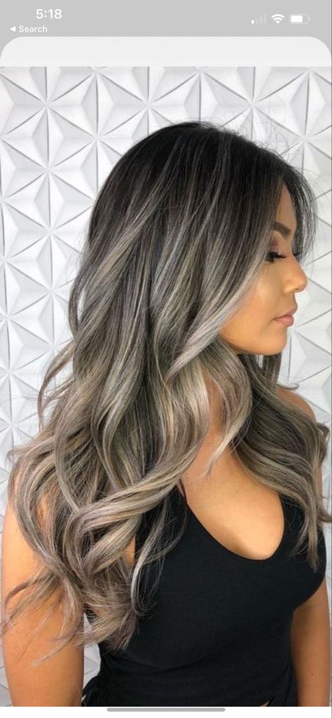 Ash Blonde Hair Balayage, Hairstylist Instagram, Rambut Brunette, Silver Blonde Hair, Ash Blonde Balayage, Blond Balayage, Brunette Hair With Highlights, Shadow Root, Balayage Hair Dark