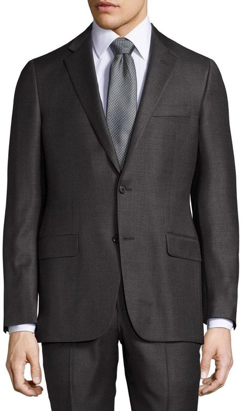 Hickey Freeman Classic-Fit Two-Button Suit, Gray Sport Coats, Last Call, Clearance Sale, Sport Coat, Neiman Marcus, Suit Jacket, Blazer, Grey, Tweed Jacket