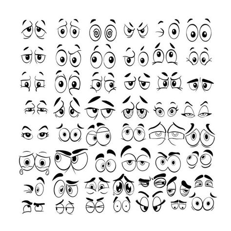 Procreate Cartoon Eyes Procreate Cartoon Brushes Procreate - Etsy | Cartoon eyes drawing, Drawing cartoon faces, Cartoon faces expressions Disney Expression Sheet, High Eyes Drawing, Eyes Procreate, Graffiti Eyes, High Eyes, Cartoon Making, Comic Eyes, Procreate Etsy, Procreate Cartoon