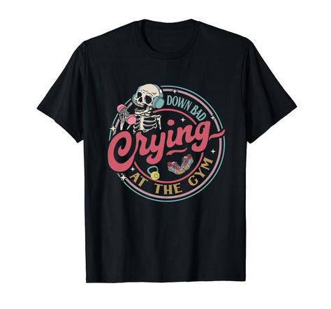 PRICES MAY VARY. Vintage Now I’m Down Bad Crying At The Gym Shirt,Crying At The Gym. Now I'm Down Bad, Crying At The Gym. Gym funny saying in groovy Vintage Now I’m Down Bad Crying At The Gym T-Shirt, bad crying, gym t-shirt, gym tees, gym shirt crying, gym gym funny Lightweight, Classic fit, Double-needle sleeve and bottom hem Gym Funny, Gym Tshirt, Down Bad, Gym Tees, Gym Shirt, Gym Humor, Gym Shirts, Workout Tshirts, At The Gym