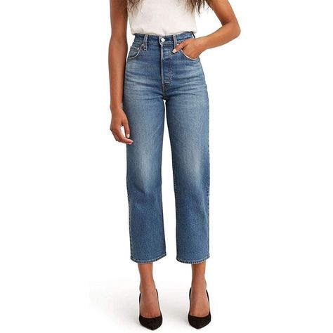 Levis Rib Cage Jeans Outfit, Levi Ribcage Jeans, Levis Ribcage Jeans, Jeans For Fall, Pastel Skirt, Levi's Ribcage, Ribcage Jeans, Amazon Clothing, Wife Style