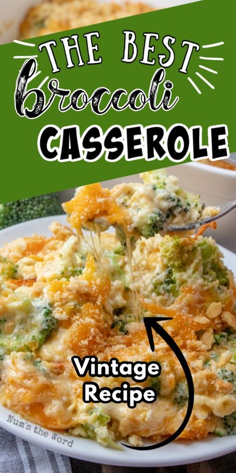 Best Broccoli Casserole, The Best Broccoli, Cheesy Broccoli Casserole, Best Broccoli, Vegetable Casserole Recipes, Casserole Side Dishes, Thanksgiving Food Sides, Veggie Casserole, Cheesy Broccoli