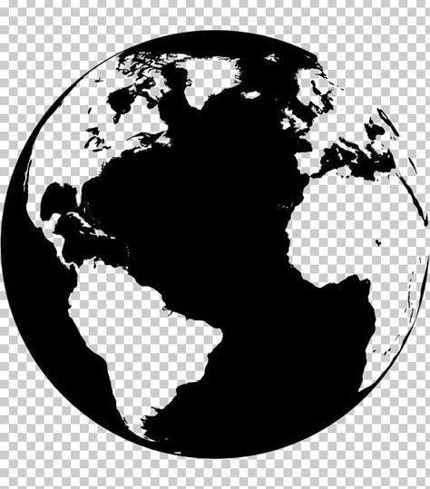 World Map Transparent Background, World Pictures Globe, Globe Black And White, Globe Aesthetic, Earth Black And White, World Map Black And White, World Outline, Cool World Map, Cool Png